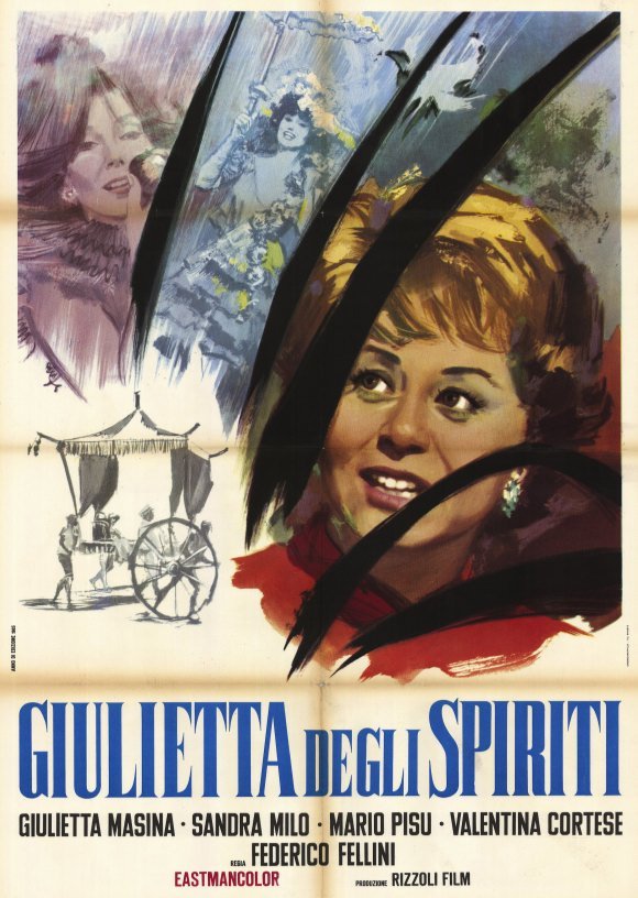 French poster of the movie Giulietta degli spiriti