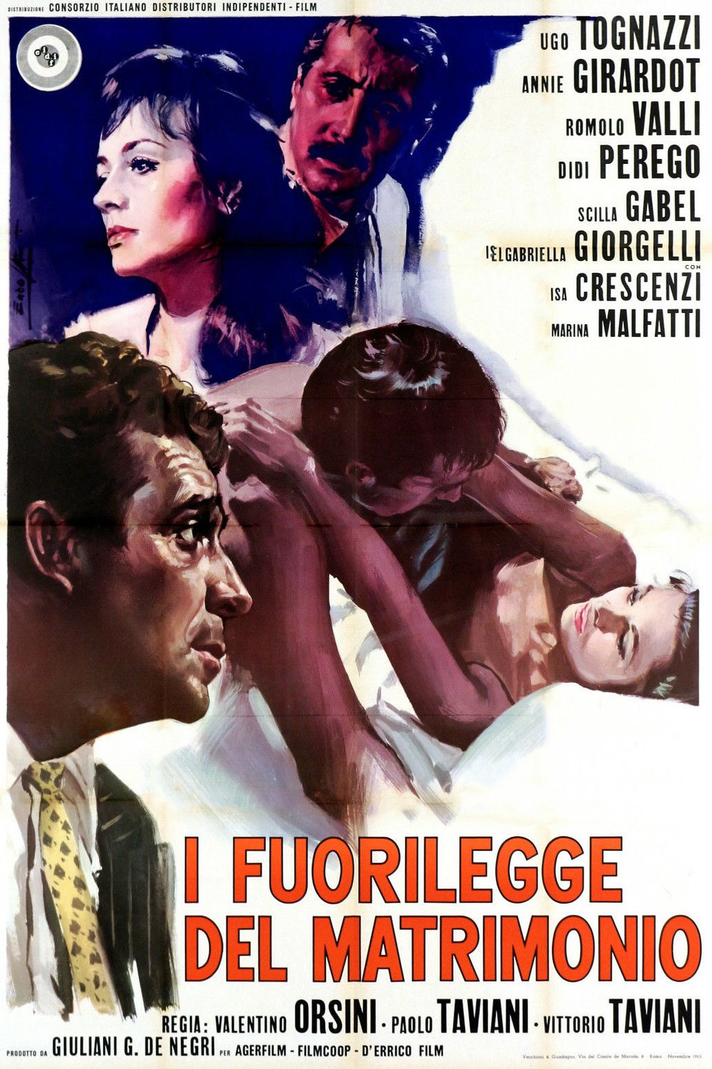 L'affiche originale du film Les Hors-la-loi du mariage en italien