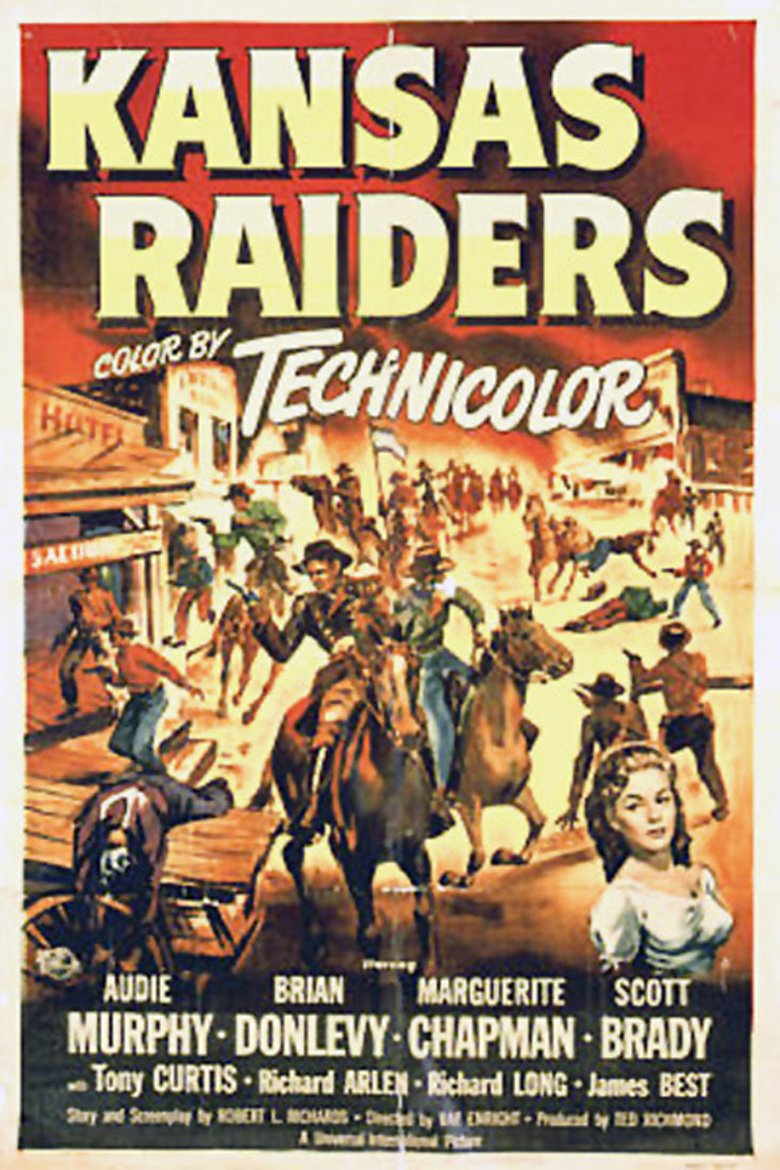 L'affiche du film Kansas Raiders