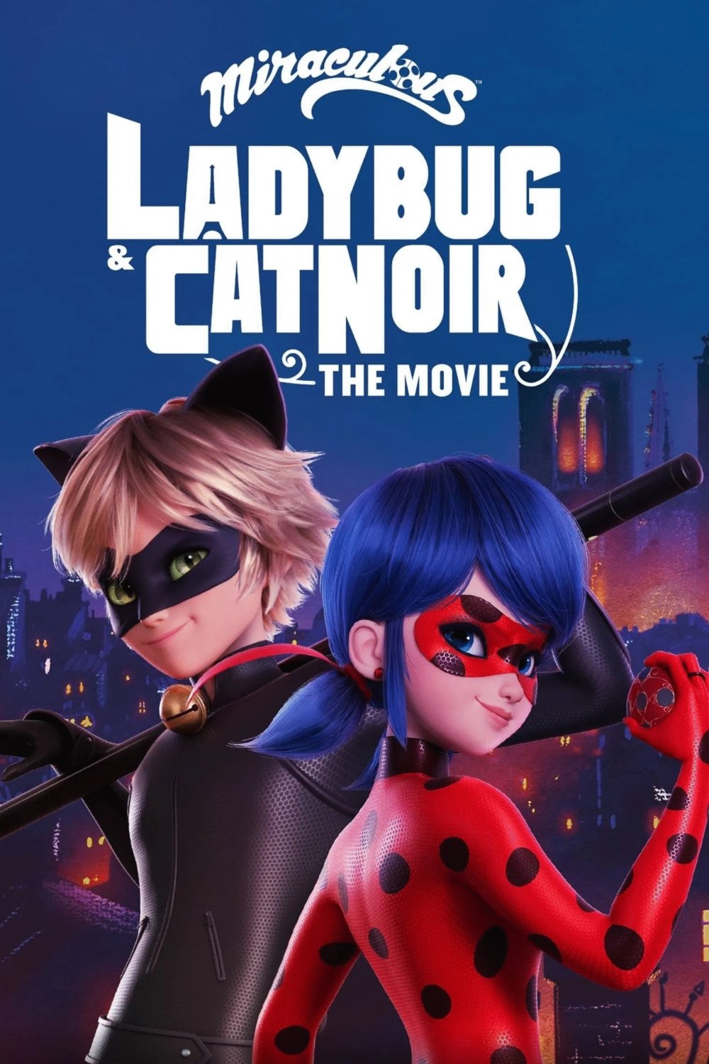 L'affiche du film Miraculous: Ladybug and Cat Noir, the Movie