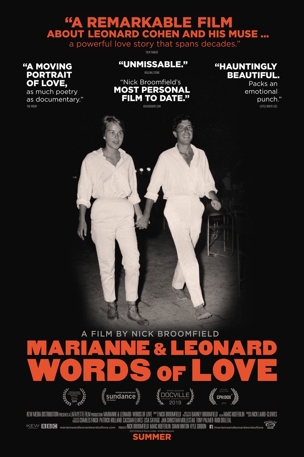 L'affiche du film Marianne & Leonard: Words of Love