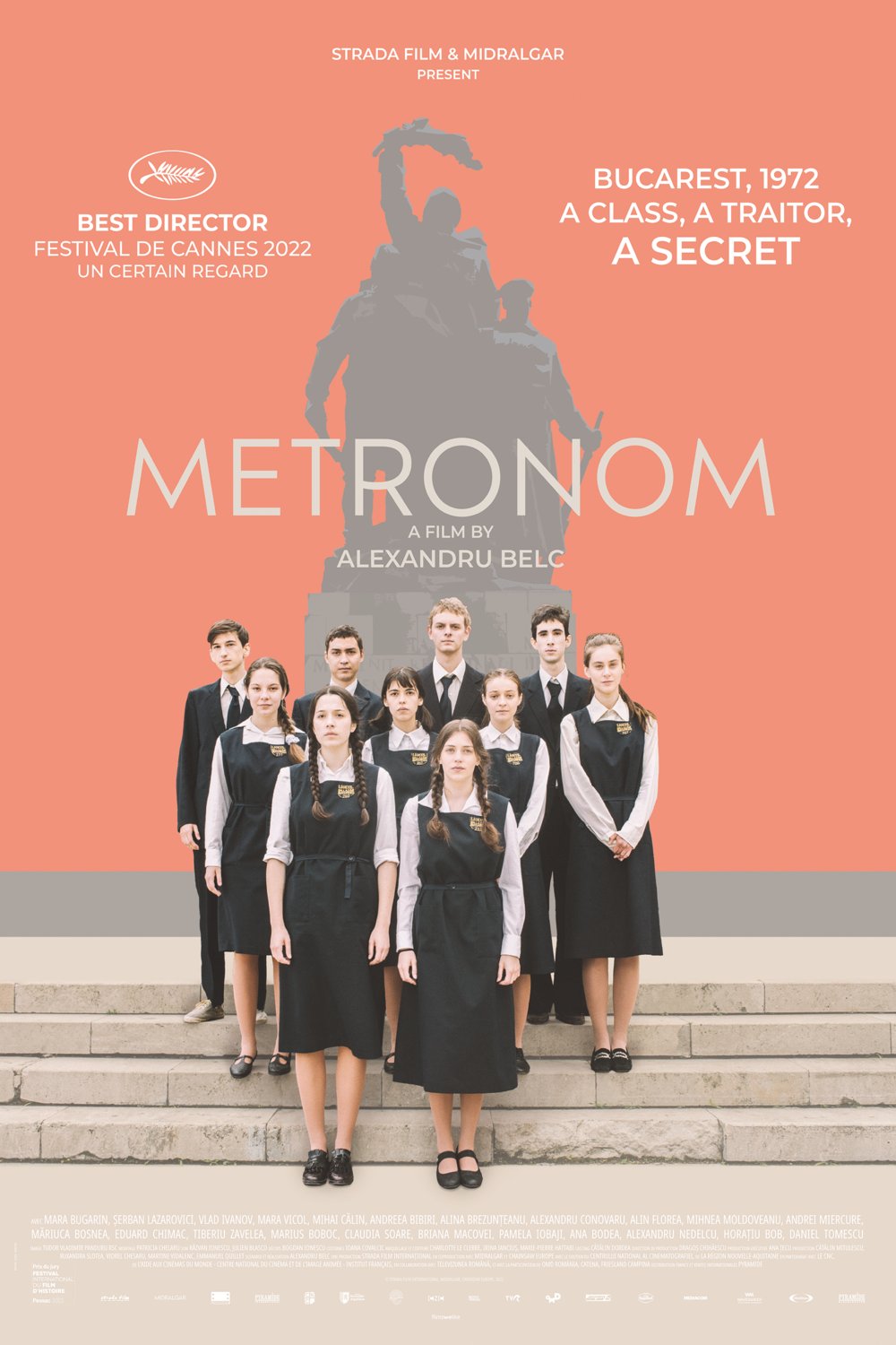 Romanian poster of the movie Metronom