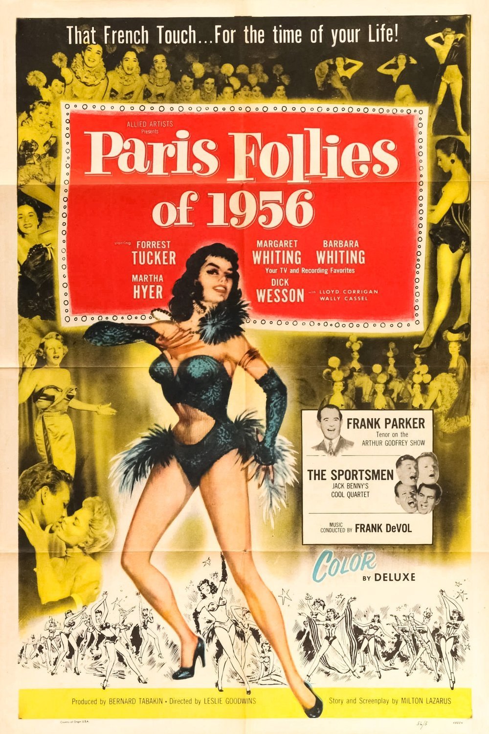 L'affiche du film Paris Follies of 1956