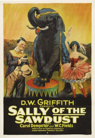 L'affiche du film Sally of the Sawdust