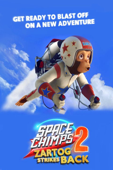 L'affiche du film Space Chimps 2: Zartog Strikes Back