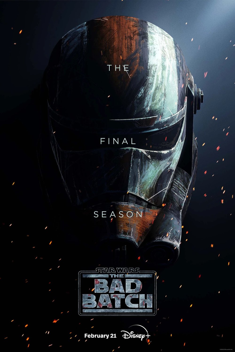 L'affiche du film Star Wars: The Bad Batch
