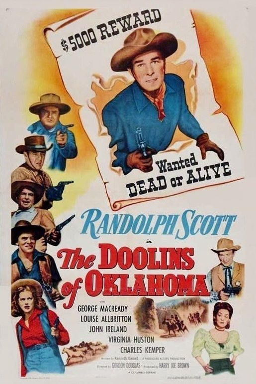 L'affiche du film The Doolins of Oklahoma