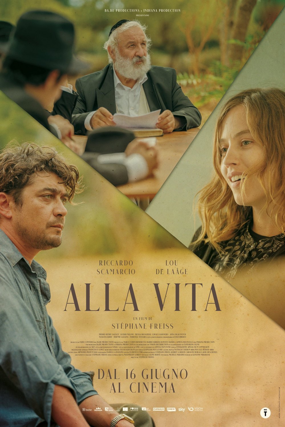 L'affiche originale du film Alla vita en italien
