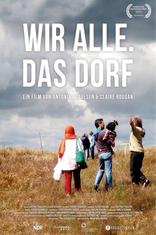 German poster of the movie Wir alle. Das Dorf