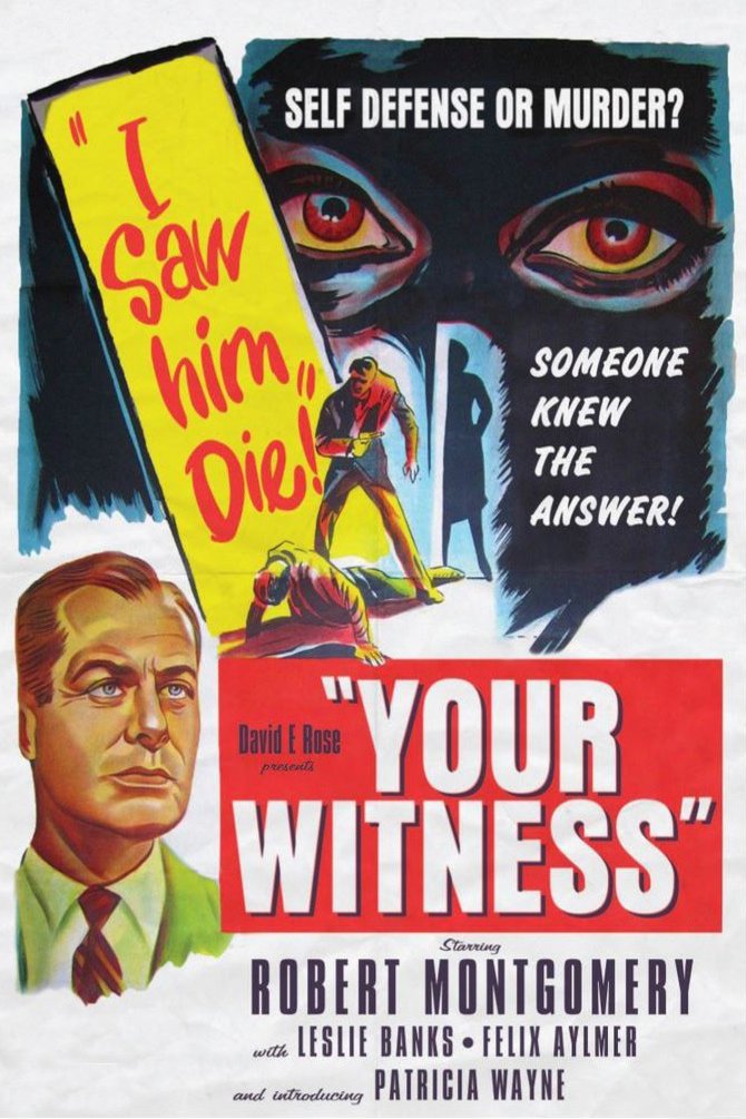 L'affiche du film Your Witness