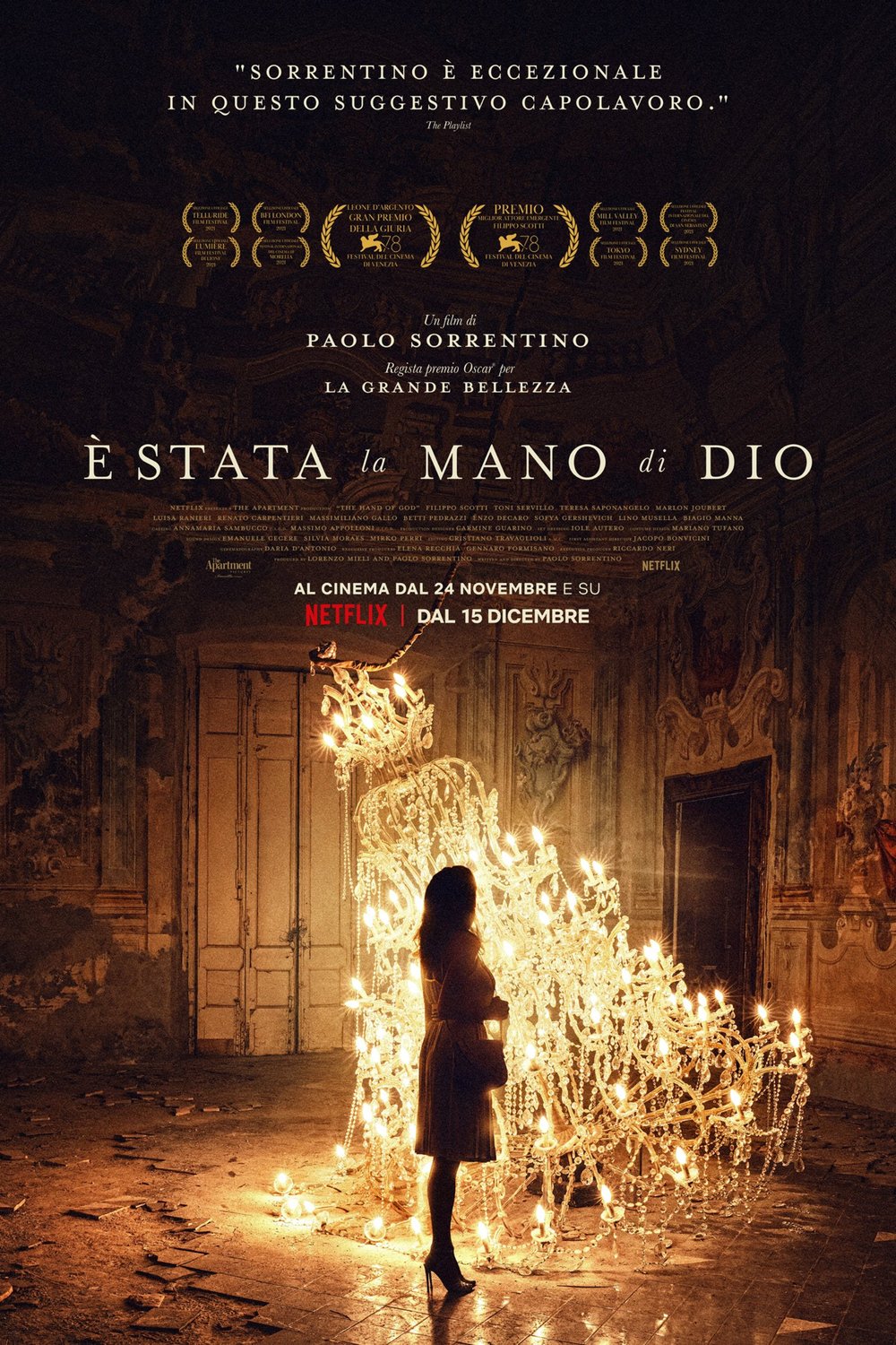 L'affiche originale du film La main de Dieu en italien