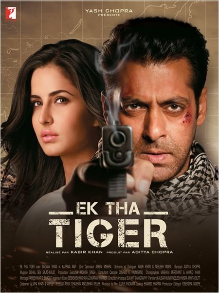 L'affiche originale du film Ek Tha Tiger en Hindi