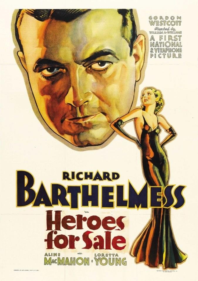 L'affiche du film Heroes for Sale
