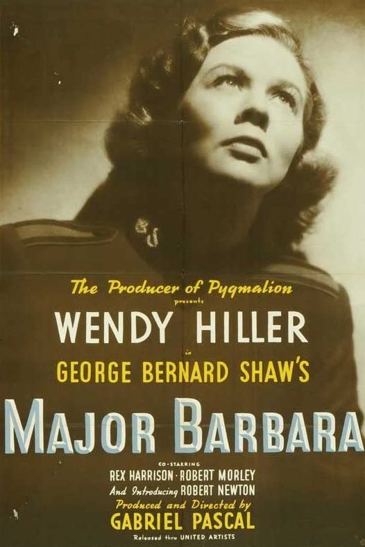 L'affiche du film Major Barbara