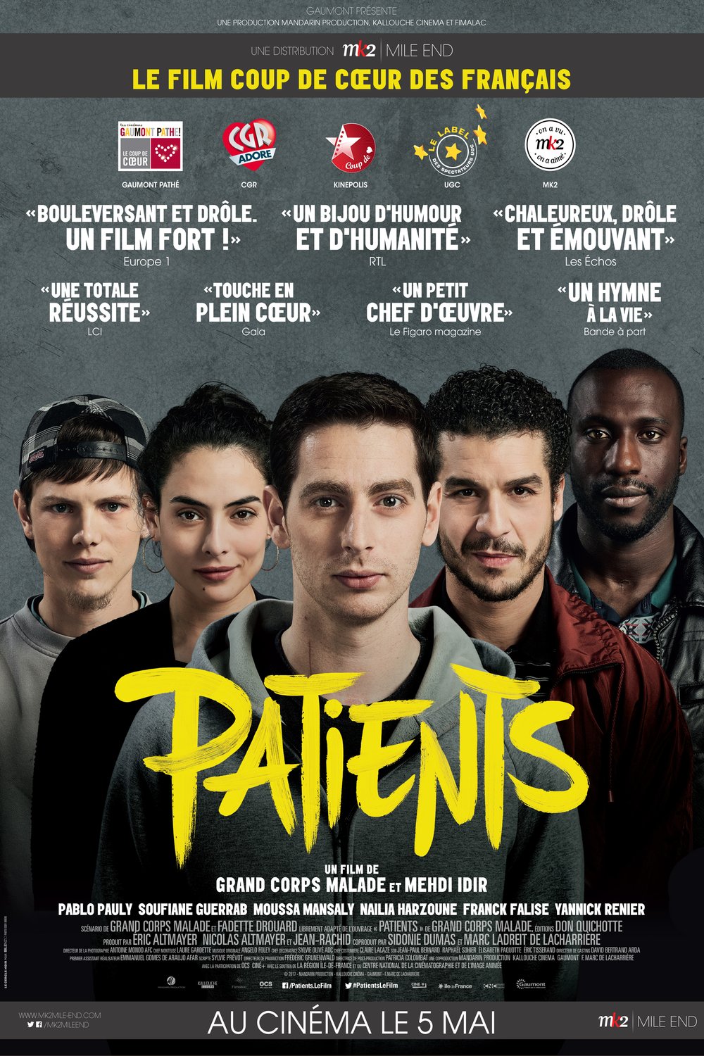 L'affiche du film Patients