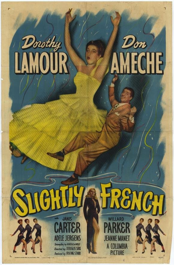 L'affiche du film Slightly French