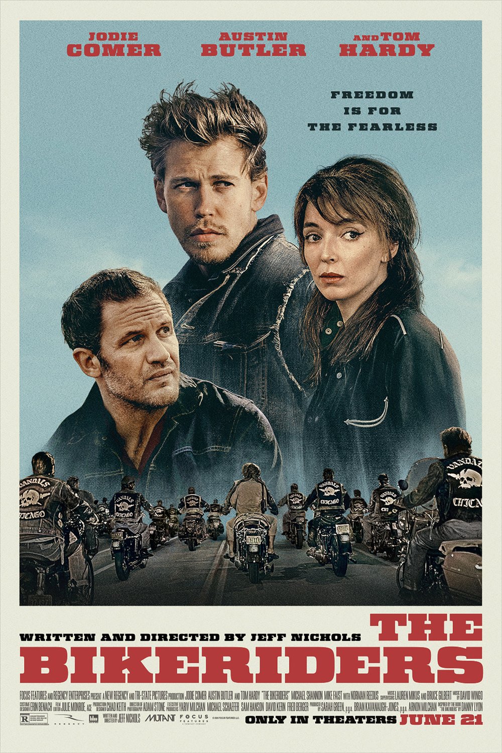 L'affiche du film The Bikeriders