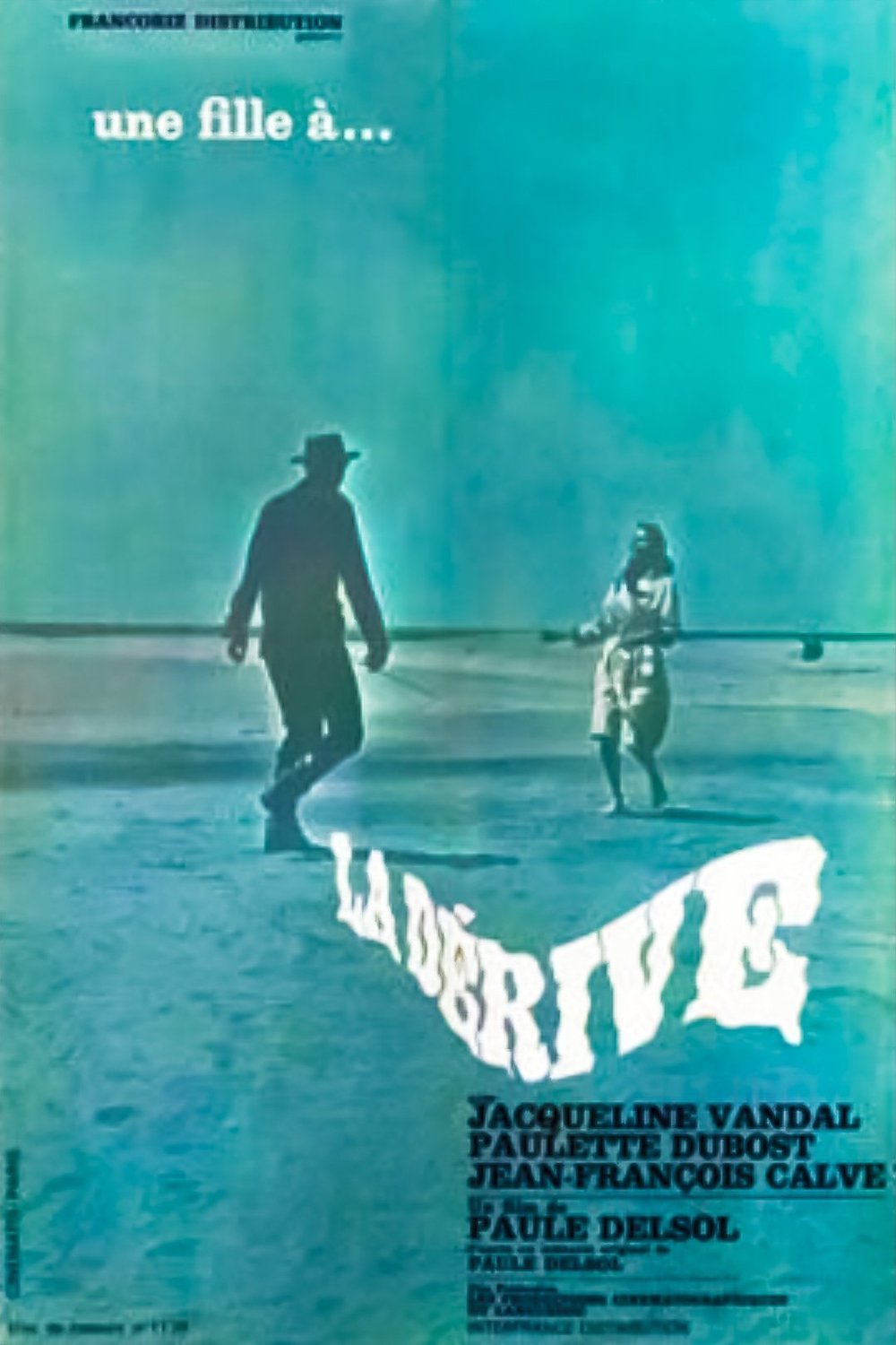 L'affiche du film La dérive [1964]
