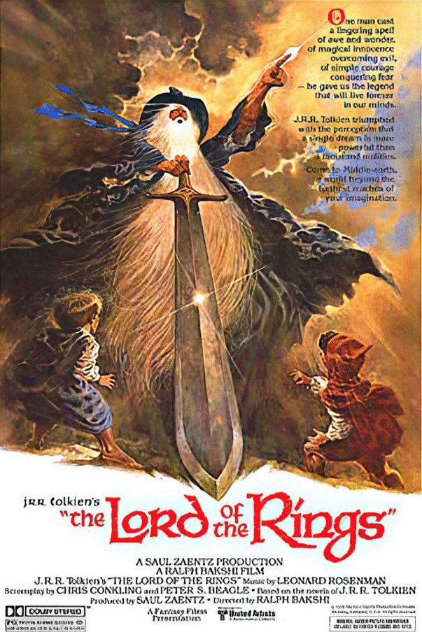 Poster of the movie The Lord of the Rings