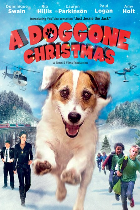 L'affiche du film A Doggone Christmas