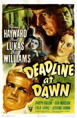 L'affiche du film Deadline at Dawn