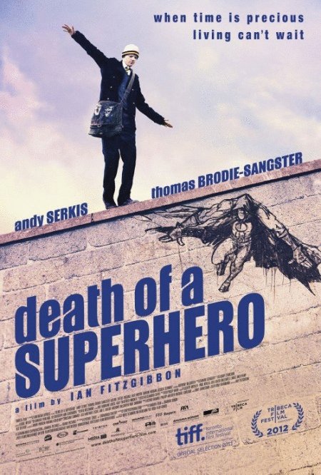 L'affiche du film Death of a Superhero