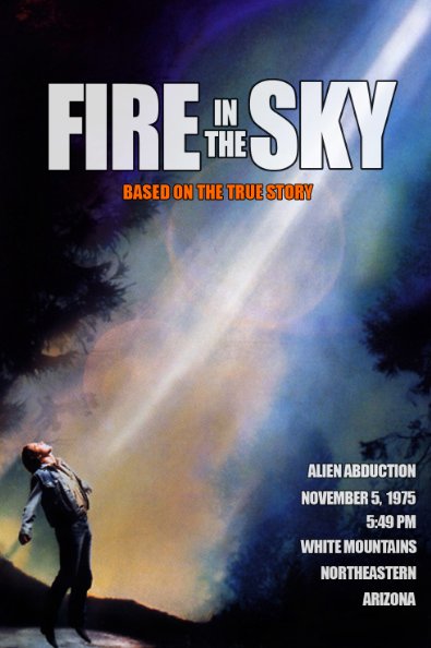L'affiche du film Fire in the Sky