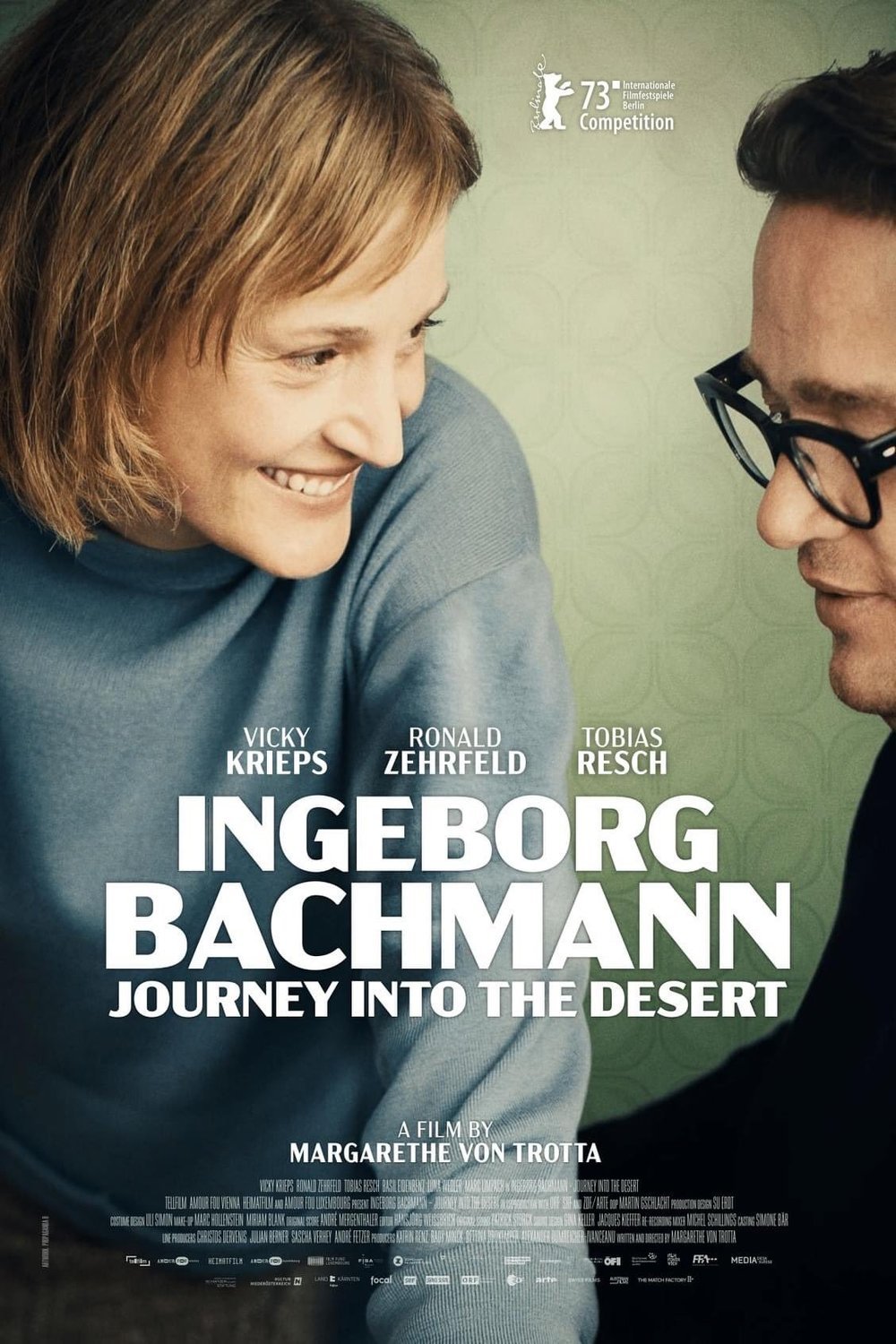 L'affiche originale du film Ingeborg Bachmann - Journey into the Desert en allemand