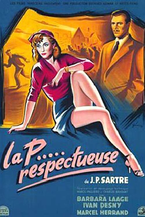 L'affiche du film La P... respectueuse