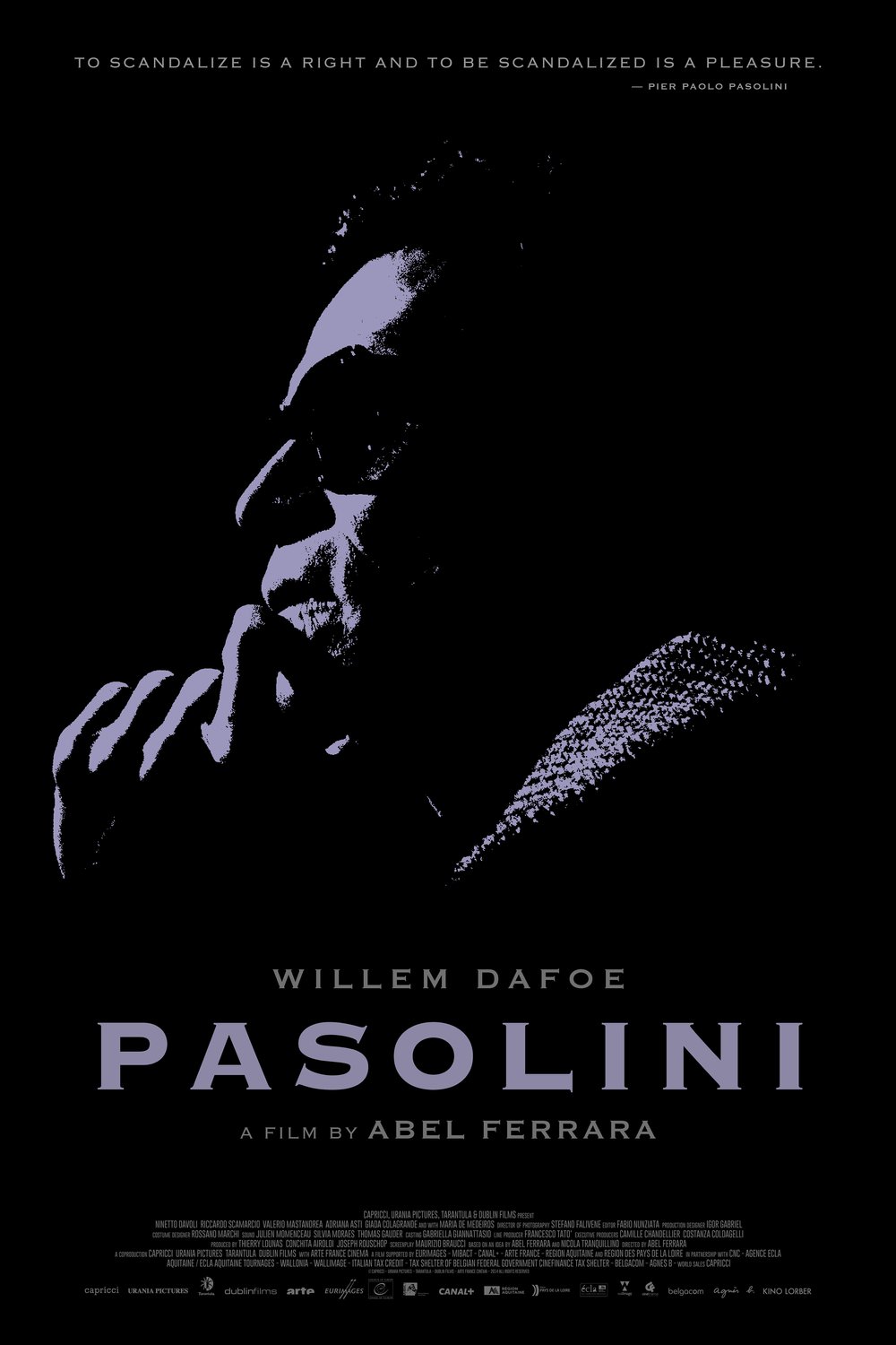 L'affiche du film Pasolini