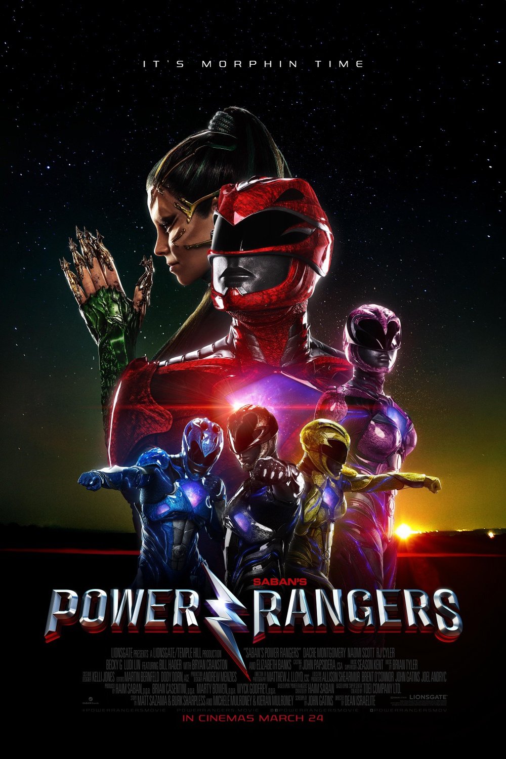 Poster of the movie Power Rangers [2017]
