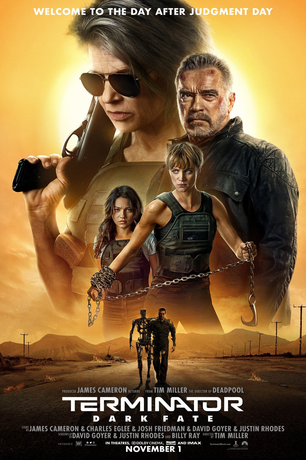 L'affiche du film Terminator: Dark Fate [2019]
