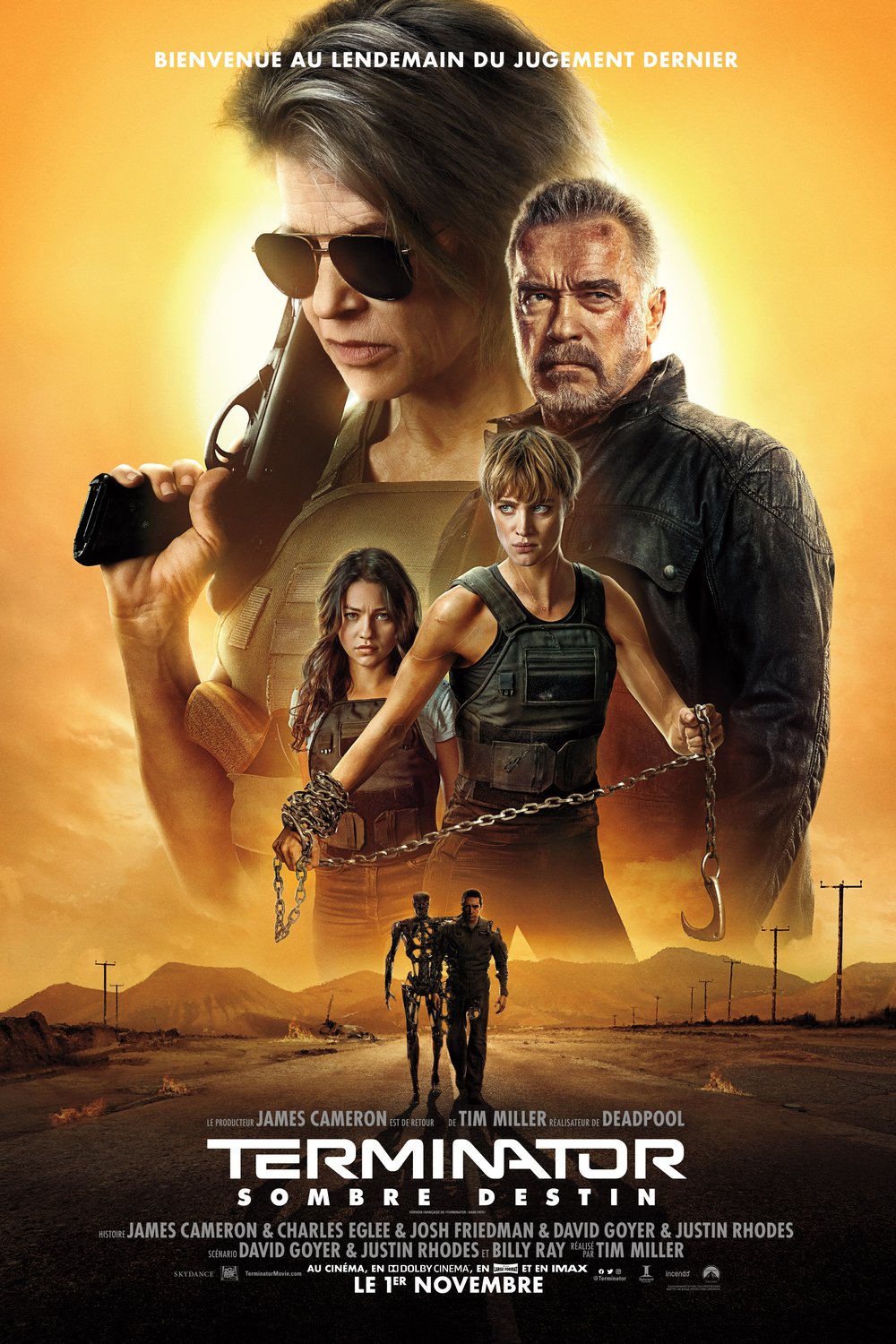 L'affiche du film Terminator: Sombre destin