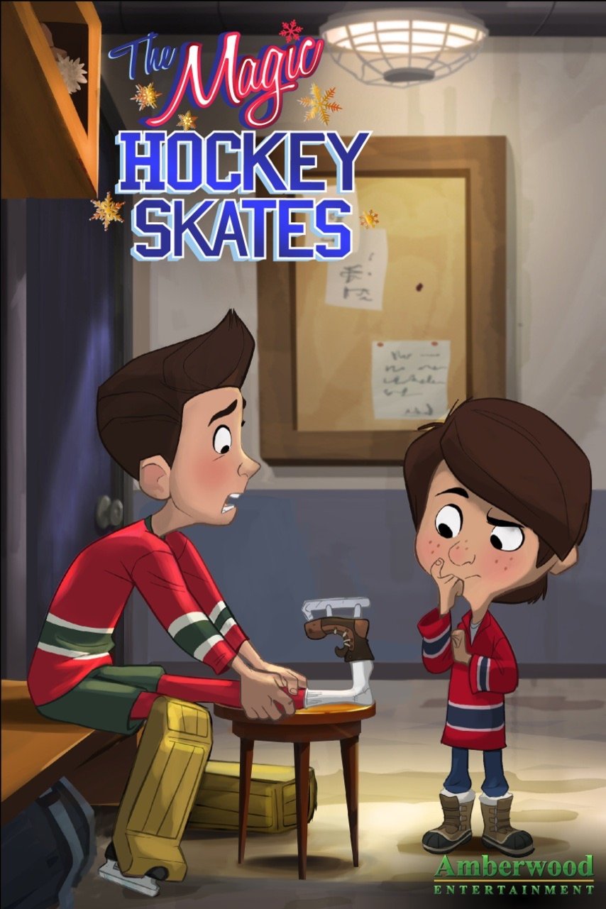 L'affiche du film The Magic Hockey Skates