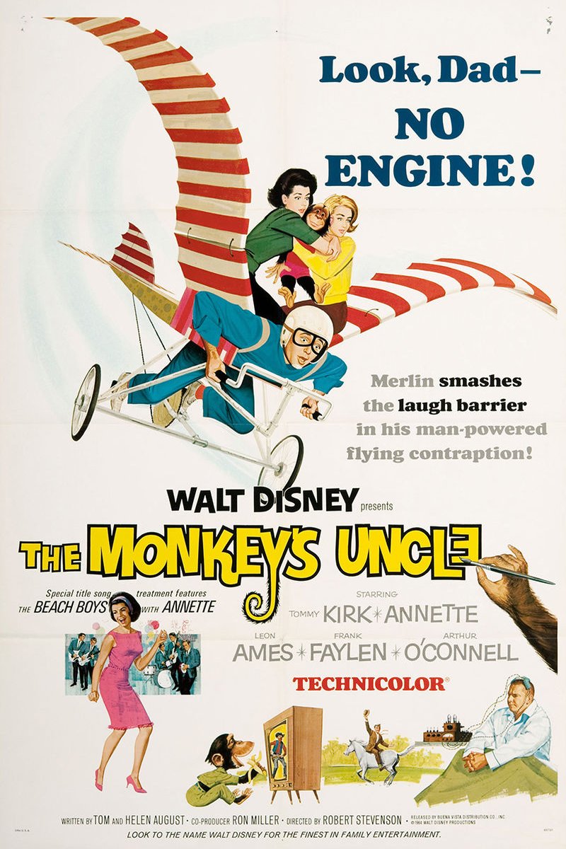 L'affiche du film The Monkey's Uncle