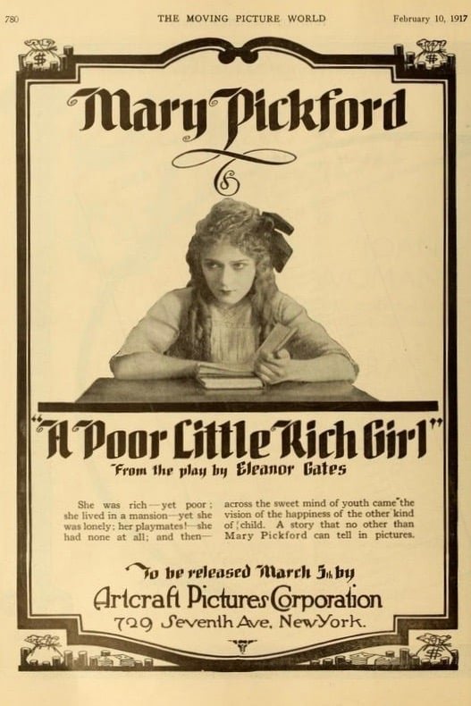 L'affiche du film The Poor Little Rich Girl