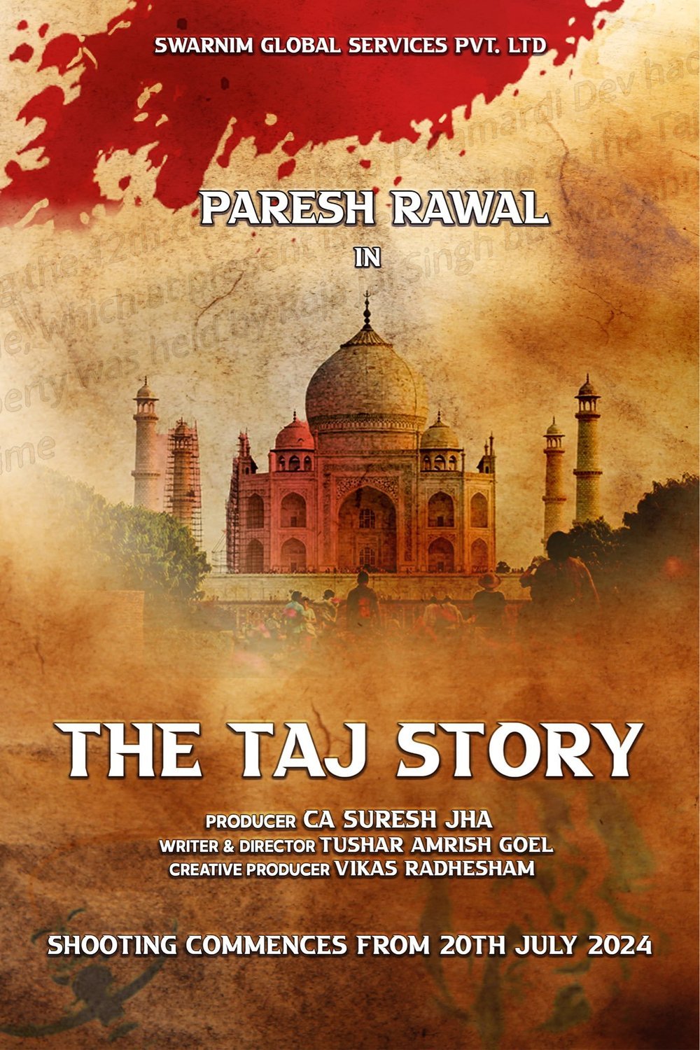 Poster of the movie The Taj Story [2025]
