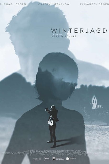 German poster of the movie Winter Hunt