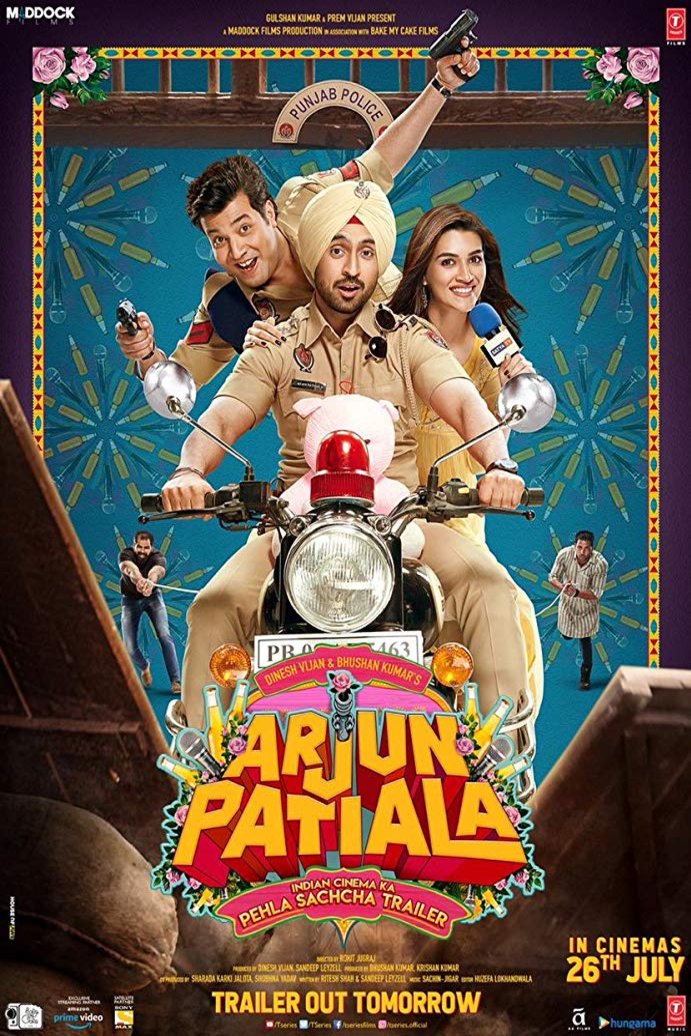 L'affiche originale du film Arjun Patiala en Hindi
