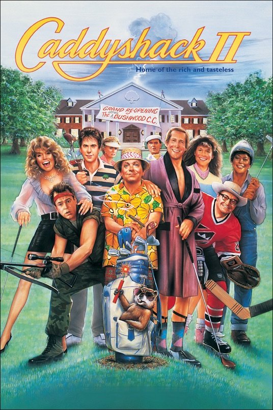L'affiche du film Caddyshack II