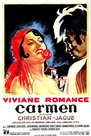 L'affiche originale du film Carmen en italien