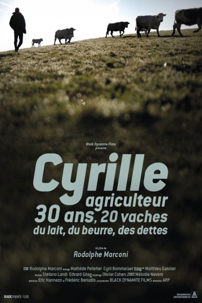 L'affiche du film Cyrille, agriculteur, 30 ans, 20 vaches, du lait, du beurre, des dettes [2020]