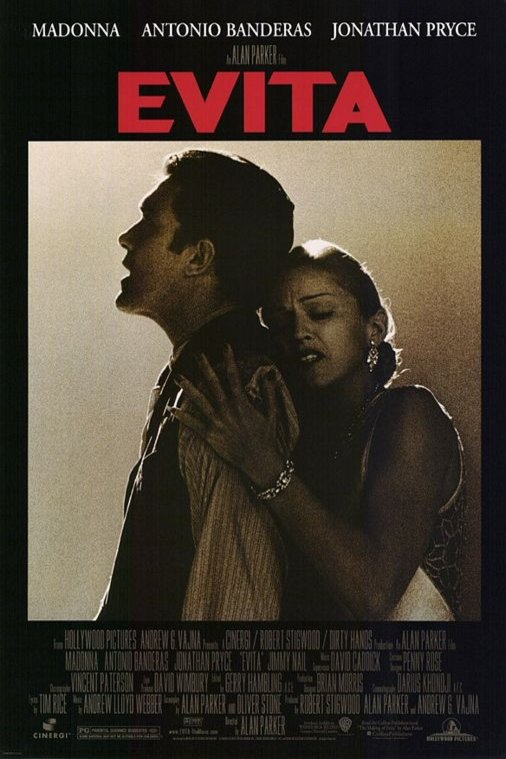 L'affiche du film Evita [1996]