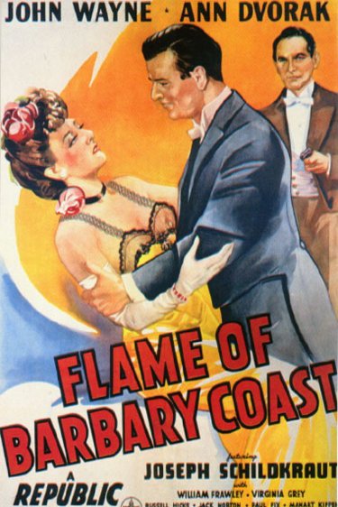 L'affiche du film Flame of Barbary Coast