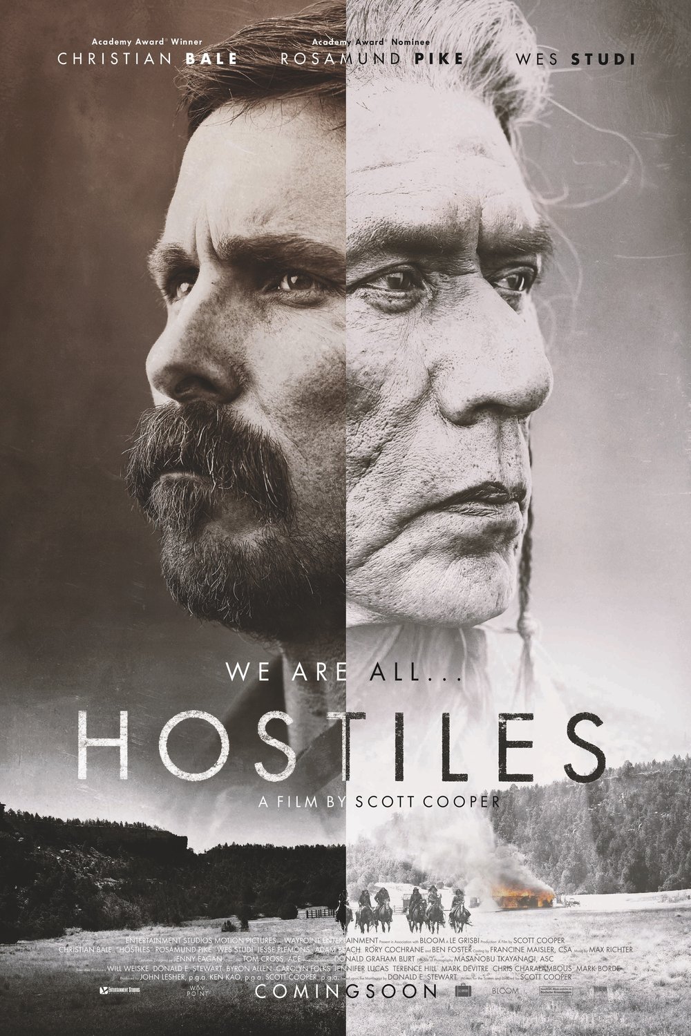 L'affiche du film Hostiles [2017]
