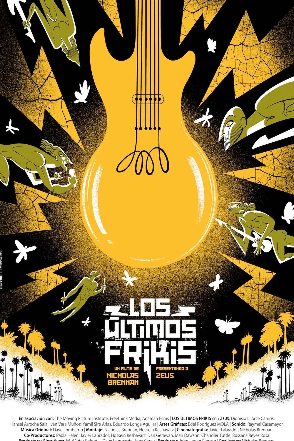 L'affiche originale du film Los Últimos Frikis en espagnol