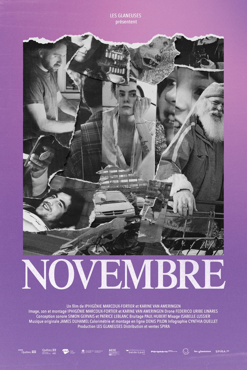 L'affiche du film Novembre