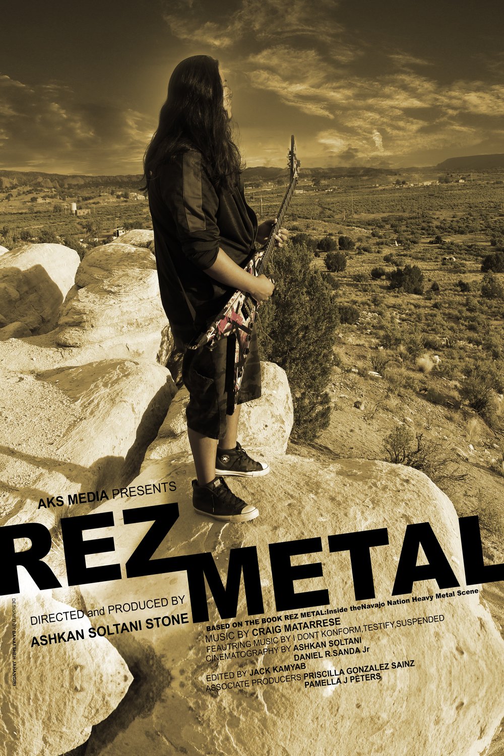 L'affiche du film Rez Metal