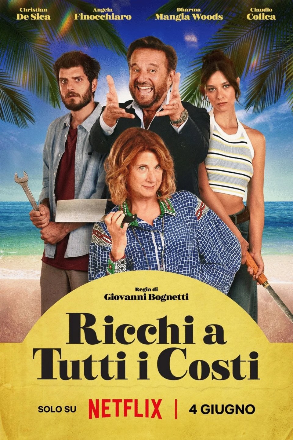 L'affiche originale du film Ricchi a tutti i costi en italien