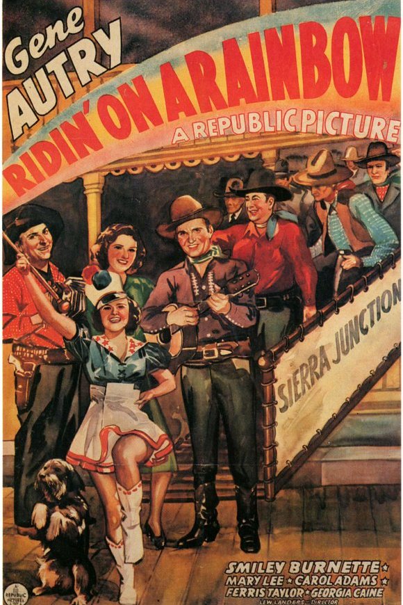 L'affiche du film Ridin' on a Rainbow